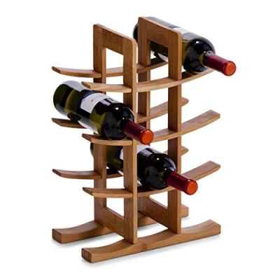Image of Zeller 13580 Wine Shelf Bamboo 29 x 16 42 cm