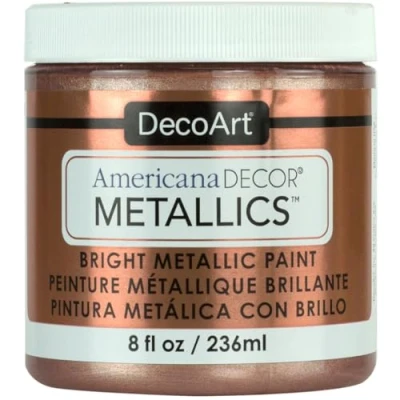 Image of DecoArt Americana Decor Metallics Set, Rose Gold, 236 ml (Pack of 1)