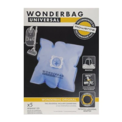 Image of Wonderbag WB406120 Pack of 5 Classic Dustbags