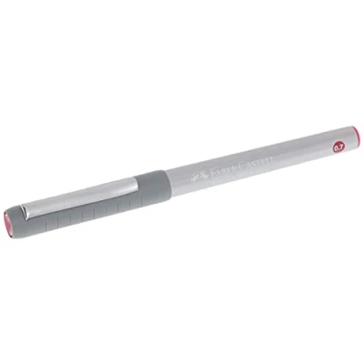 Image of Faber Castell Free Ink Roller Pen 0.7mm Wine Red