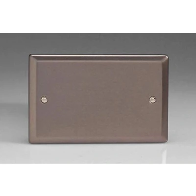 Image of Varilight 2G Blank Plate Pewter XRDB