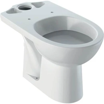 Image of Geberit Selnova floor standing WC for close coupled exposed cistern, washdown, horizontal outlet: 35 5x39x65 5cm, white 501 041 00 6 501.041.00.6