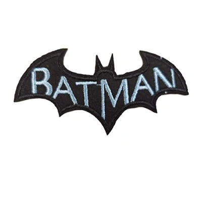 Image of Fat catz copy Batman bat Wings Shaped Iron on Sew Embroidered Patch Badge Applique Motif