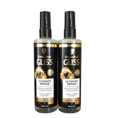 Image of Gliss Conditioner Ultimate Express Repair 6.8 Ounce Spray (200ml) (2 Pack)