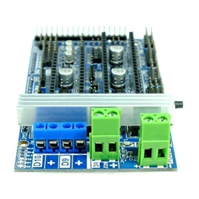 Image of RepRap Arduino Mega pololu compatible shield (RAMPS) 1.6 for 3D printers, PrusaMendel, i3