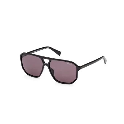 Image of Guess Unisex Sunglasses, Size: 58, Shiny black