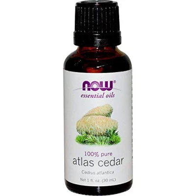 Image of Essential Oils, Atlas Cedar, 1 fl oz (30 ml) Now Foods