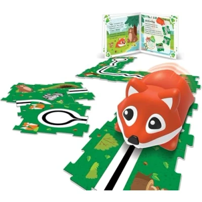 Image of Learning Resources LER3097 Critters Go Scrambles The Fox, STEM, Early Coding Toy, Interactive Pet, Ages 4+