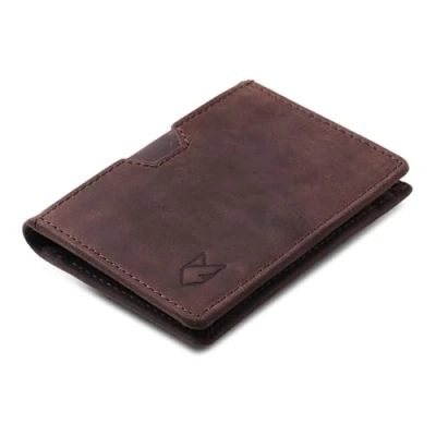 Image of FOXHACKLE Leather Credit Card Wallet for Men and Women, Thin Bifold RFID Blocking Wallet, Slim Front Pocket Minimalist Holder Small Case