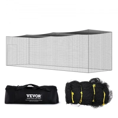 Image of VEVOR Baseball Batting Netting, Professional Softball Hitting Training Net, Practice Portable Pitching Cage Net with Door &amp; Carry Bag, Heavy Duty Enclosed PE 35FT (NET ONLY)