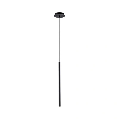 Image of Paul Neuhaus Flute LED pendant light 1 bulb black