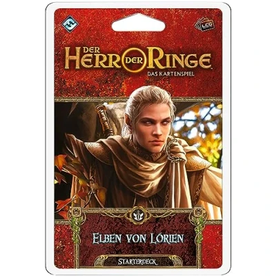 Image of Fantasy Flight Games, the Lord of Rings: LCG Elves Lórien, Starter Deck, Expert Game, Card 1 4 Players, Ages 14+, 30+ Minutes per Player, German