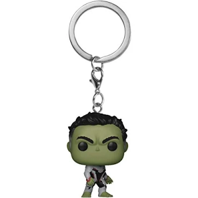 Image of Funko Pocket POP! Keychain: Avengers Endgame: Hulk, Multi Novelty Keyring Collectable Mini Figure Stocking Filler Gift Idea Official Merchandise Movies Fans Backpack Decor