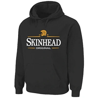 Image of Tribal T Shirts Mens Skinhead Original Logo Northern Soul Hoody (Medium, Black)