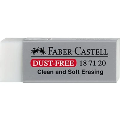 Image of Faber Castell 187120 Gum Dust Free, plastic, white, 1 piece