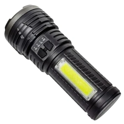 Image of Dunnet Tools 2W COB 1W LED Rechargeable Torch Multi Function Torches Super Bright Battery 800mAh Work Light Flashlight Camping Hiking Dog Walking