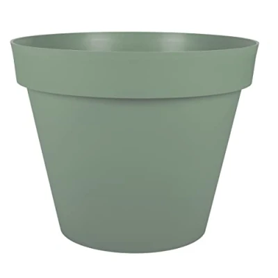 Image of EDA Round Tuscan Flower Pot, Diameter 60 cm, Volume 76 L, 59 x Height 47 Laurel Green