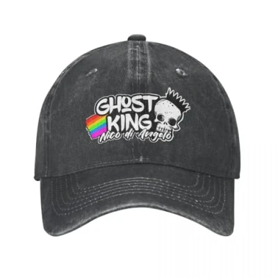 Image of LXCUDXZ baseball cap Copy of Percy Jackson Solangelo Ghost King Nico di Angelo Cowboy hat fishing Caps For Men Women&#039;S party Gift
