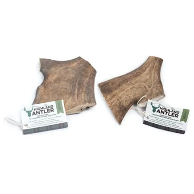 Image of Antos Fallow Deer Antlers For Dogs Large Pack of 2 Antler Chew