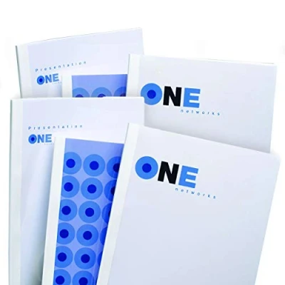 Image of GBC IB370090 A4 Standard Thermal Binding Covers Pack of 50