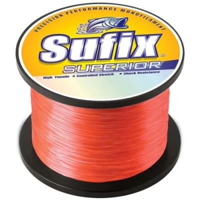 Image of Sufix 636 106 Superior 6 lb Neon Fire 2155 Yds