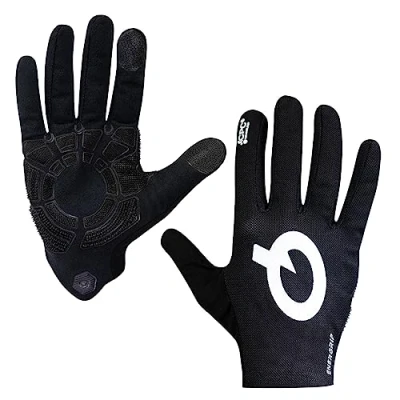 Image of Prologo Energrip CPC Full Fingered Gloves, Black White, XL