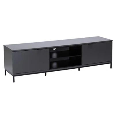 Image of Alphason Chaplin 1600 TV Cabinet Charcoal &amp; Black