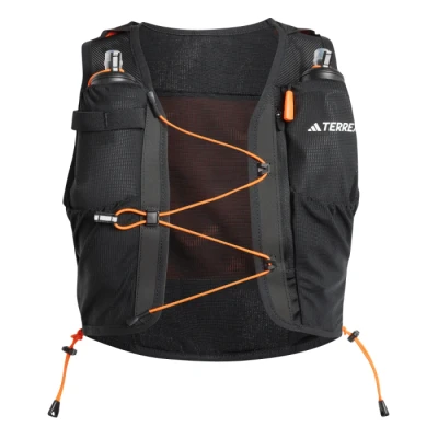 Image of adidas Sportswear Waistcoat Black white impact orange, Size: Large, orange