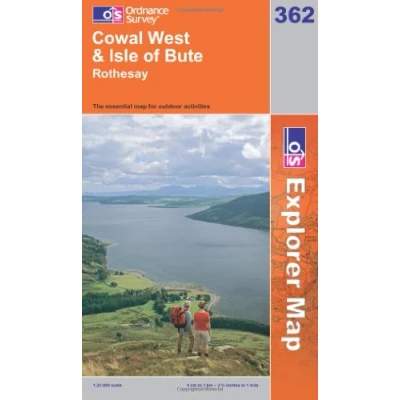 Image of Explorer Active 362 Cowal West &amp; Isle of Bute Map With Digital Version