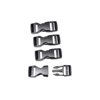 Image of Plastic Side Release buckle 20mm Heavy Duty Clips Belt Snap Buckles replacement Dual Adjustable No Sewing for strap 20mm(20mm,4 Sets)