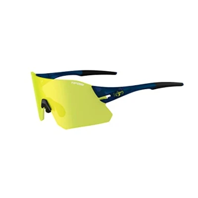 Image of Tifosi Rail Interchangeable Lens Sunglasses, Midnight Navy (Clarion Yellow/Ac Red/Clear), L XL
