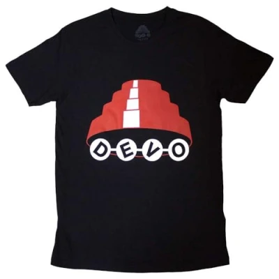 Image of Rock Off officially licensed products Devo Dome Band Logo T Shirt M Black