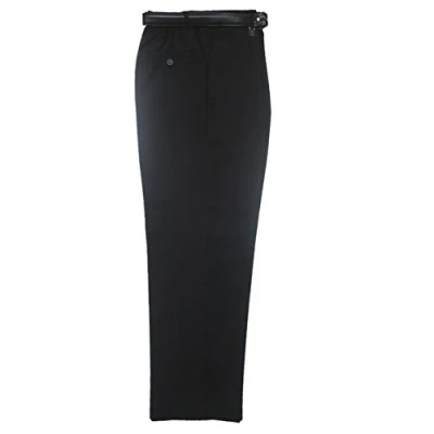 Image of School Uniform Boys Pull Up Trousers Black 2 3 Years