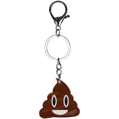 Image of Stands Out, Supplying Outstanding Gifts Poop Emoji Novelty Keyring Bag Tag Charm