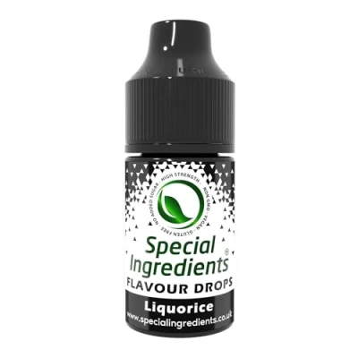 Image of Liquorice Flavour Drop 500ml Highly Concentrated Versatile Food Flavouring Vegan, Non GMO, Gluten Free