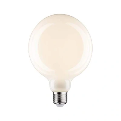 Image of Paulmann 28628 LED Filament lamp G125 9 watts Classic dimmable Opal 2700 K Warm White E27