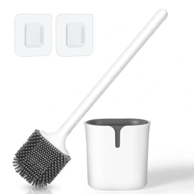 Image of Blendura Silicone Toilet Brush, Gray, 20x10x4cm