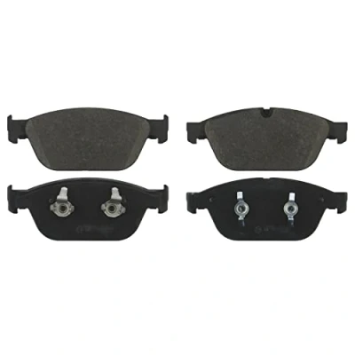 Image of 4G0698151M, 4H0698151E, 4H0698151H, 4H0698151L, 4H0698151N Brake pad set BLUE PRINT ADV184289 Front Axle prepared for wear indicator with piston clip