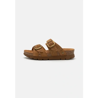 Image of Panama Jack Women&#039;s Shirley Flat Sandal, Cuero B15, 5 UK