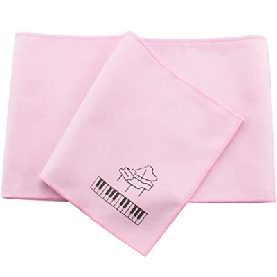Image of Ruiwaer Pink Piano Keys Cover Keyboard Dust Proof Flannel Cloth for 88 Electronic Keyboard, Digital Piano, Yamaha, Casio, Roland, Consoles