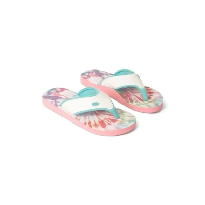 Image of Animal Swish Kids Flip Flops Slip on &amp; Lightweight Footwear with Soft Padded Straps for Boys Girls Best Spring, Summer, Beach Outdoors White Shoe Size 13