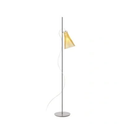Image of Kartell K Lux Floor Lamp Grey/Straw Yellow