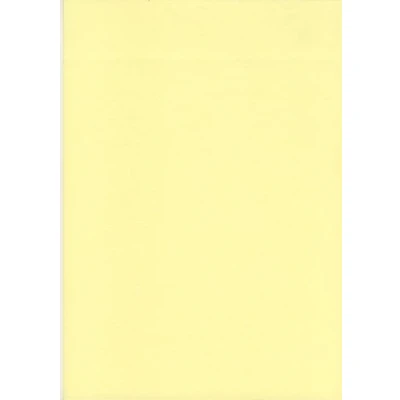 Image of PASTEL YELLOW A4 Coloured Craft Card 160gsm x 50 Sheets