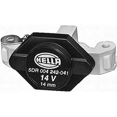 Image of 438166720 Alternator Regulator HELLA 5DR 004 242 041 12V MERCEDES BENZ: 190, E Class Saloon, W124 Saloon