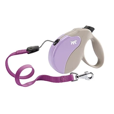 Image of Ferplast Retractable Dog Lead Extendable Leash AMIGO CORD m, cord, 5 max 25 kg, Lilac