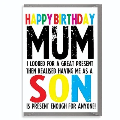 Image of Cheeky Chops Funny Rude Cards Birthday Dad Father Mum Son C250
