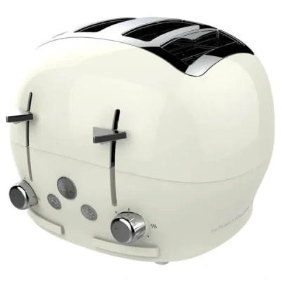 Image of The Funky Appliance Company 4 Slice Toaster Cream