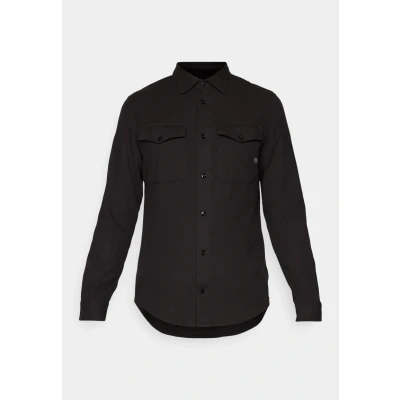 Image of G Star SLIM Shirt black, Men&#039;s, Size: Large, Black