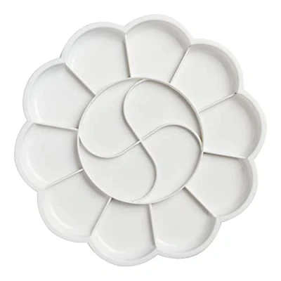 Image of Studio Essentials : Daisy Plastic Palette 20cm Diameter 14 Well