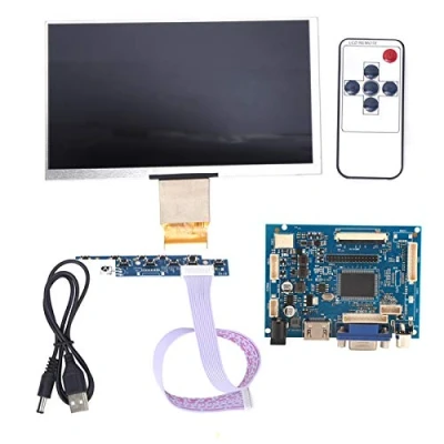 Image of Hilitand TFT LCD Display HDMI VGA Monitor Screen Kit 7 Inch 1024 * 600 Compatible 3/2